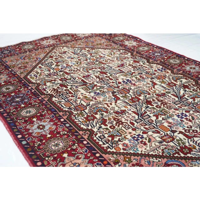 Fine Persian Quashkai Rug 4'3'' X 6'5'' For Sale In New York - Image 6 of 10