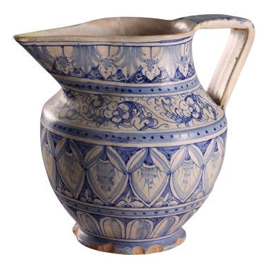 Majolica Pourer from Luca Robbia Company of Gualdo Tadino For Sale