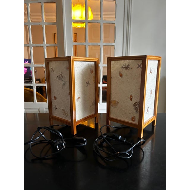 Dried Flower Lamps, 1970s, Set of 2 For Sale - Image 4 of 14