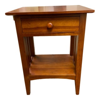 21st Century Ethan Allen Cherry Side Table For Sale