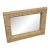 Organic Modern Rattan Wall Mirror For Sale
