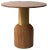 Serenity Fusion 50 Table in Iroko Wood by Alabastro Italiano For Sale