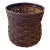 Contemporary Arte & Cuoio “Intrecci” Woven Leather Basket For Sale
