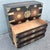 Chinese Vintage Chinese Burlwood and Brass Highboy Dresser For Sale - Image 3 of 10