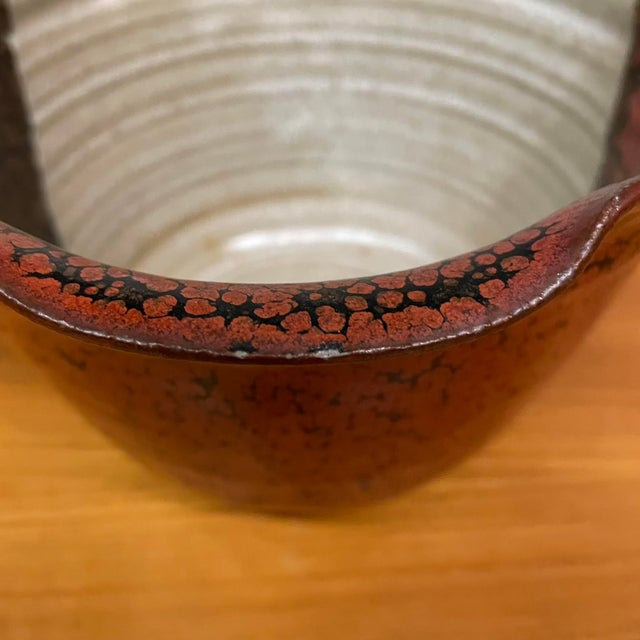 Studio Pottery Mixing & Serving Bowl With Handle For Sale - Image 17 of 18