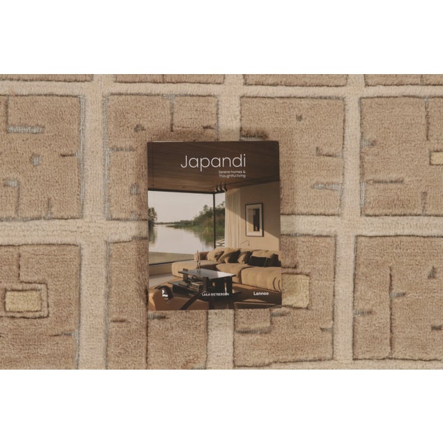 Contemporary French Art Deco Style Geometric Wool Rug, by Rug & Kilim, India For Sale - Image 10 of 10