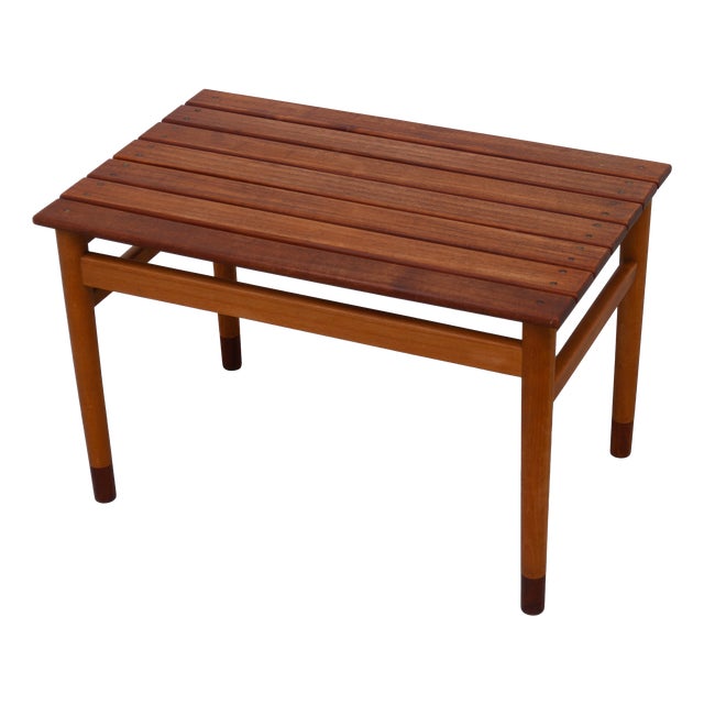 Danish Modern Bench or Table in Teak and Beech, 1950s For Sale