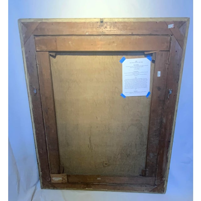 19th C. Oil on Canvas Painting by Otto Knille - Titled: "Friar Angelico of Fiesole Paints in the Monastery of San Marco in Florence" For Sale - Image 12 of 13