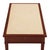 Art Deco Leather Top Mahogany Writing Desk in the Manner of Jean-Michel Frank, C. 1940 For Sale - Image 3 of 7