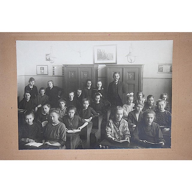 Take a look at the faces of the school girls in this antique photograph from Berlin, Germany, circa 1900. Amid this sea of...