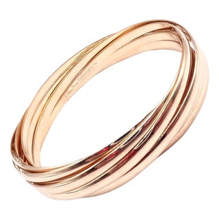Tiffany & Co. Rose Gold 9 Row Melody Calife Picasso Bangle Bracelet For Sale