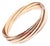 Tiffany & Co. Rose Gold 9 Row Melody Calife Picasso Bangle Bracelet For Sale