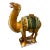 Vintage Mid 20th Century Tang Style Sancai Glazed Ceramic Camel For Sale