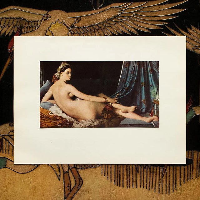 Renaissance 1955 After Ingres "Odalisque", Vintage First Edition Full-Color Print For Sale - Image 3 of 8