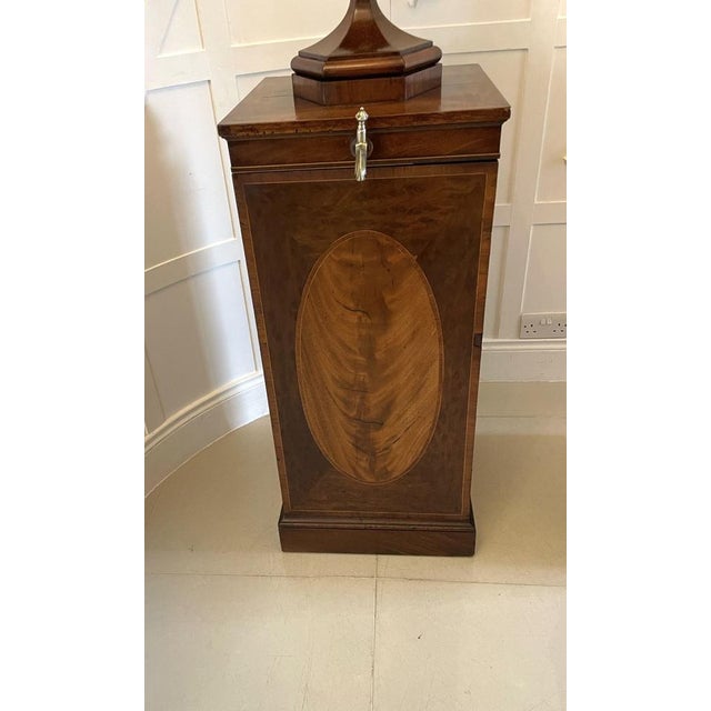 Antique George III Mahogany Inlaid Wine Urns, 1800, Set of 2 For Sale - Image 13 of 18