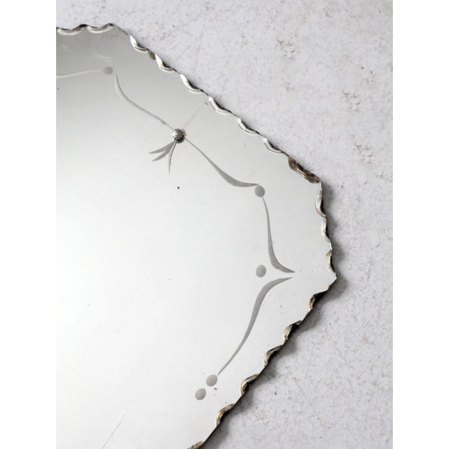 Art Deco Vintage Art Deco Mirror For Sale - Image 3 of 7