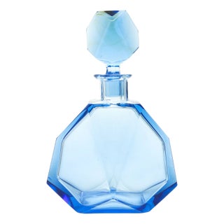 Art Deco Carafe from Moser, Czechoslovakia, 1930s For Sale