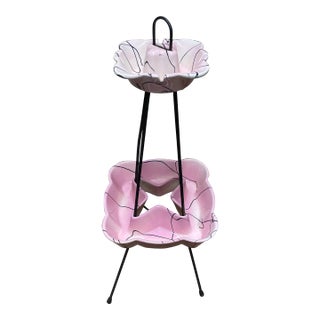 Mid 20th Century Hull Pink Standing Planter or Ashtray For Sale