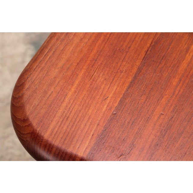 Textile Danish Dining Chairs and Table from Korup, Denmark, 1960s-1970s, Set of 5 For Sale - Image 7 of 18