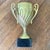 Brass Vintage Brass Trophy Urn on Base For Sale - Image 8 of 11