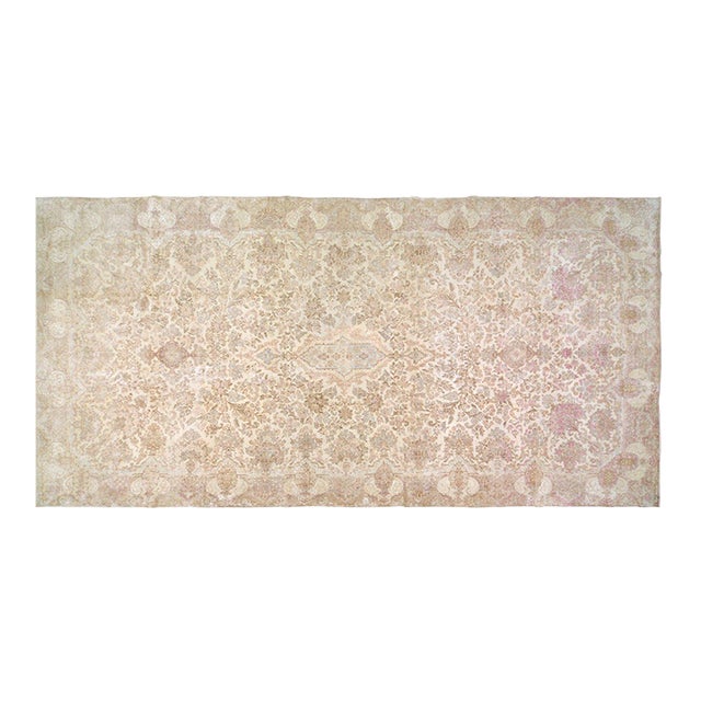 Vintage Turkish Anatolian Professional Hnad Knotted Wool Rug, 9'9x20 For Sale