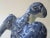 Ceramic Vintage Blue and White Chinoiserie Parrot Figurine For Sale - Image 7 of 9