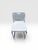 Chrome Vintage Set of Four Chrome Cantilever Dining Chairs With White Woven Rattan Backs For Sale - Image 8 of 11