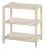 Classic Drift White 3-Tier Side Table For Sale