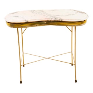 Bean-Shaped Console Table, 1960s For Sale