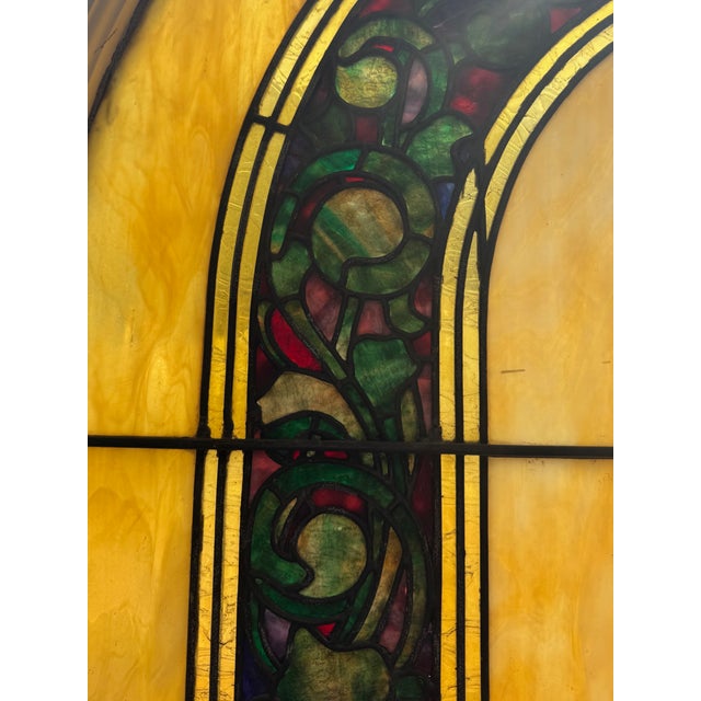 Antique Victorian Stained Glass Windows Set For Sale - Image 11 of 18