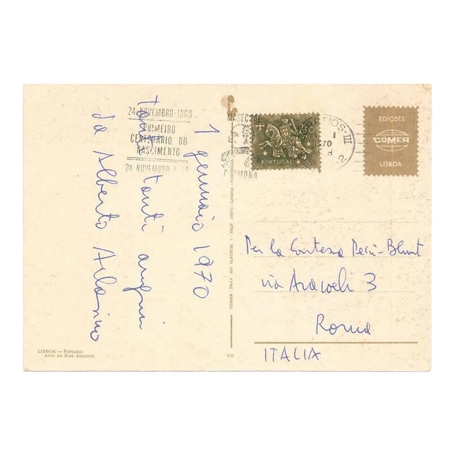Correspondence by Alberto Arbasino to Countess Pecci Blunt, Mid-20th-Century For Sale