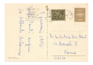 Correspondence by Alberto Arbasino to Countess Pecci Blunt, Mid-20th-Century
