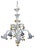 Early 20th Century Arms Chandelier in Murano Glass, Venice For Sale