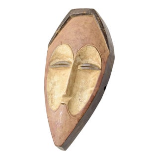 Early 20th Century Kwele Ekuk Mask Gabon For Sale