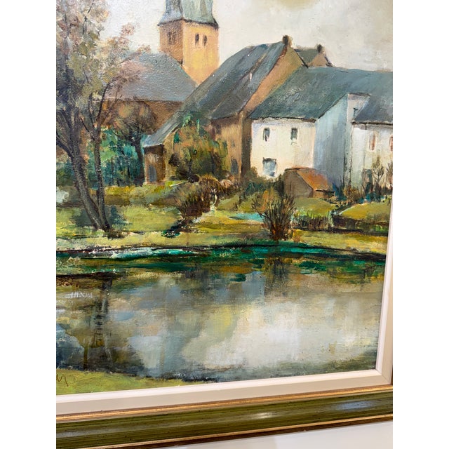 Vintage English Oil on Board For Sale In Nashville - Image 6 of 7