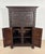 Wood Antique Baroque Oak Fall-Front Cabinet with Deep Carved Decoration, 1880 For Sale - Image 7 of 18