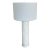 Made Goods Modern Textured Plaster Column Brantley Table Lamp For Sale