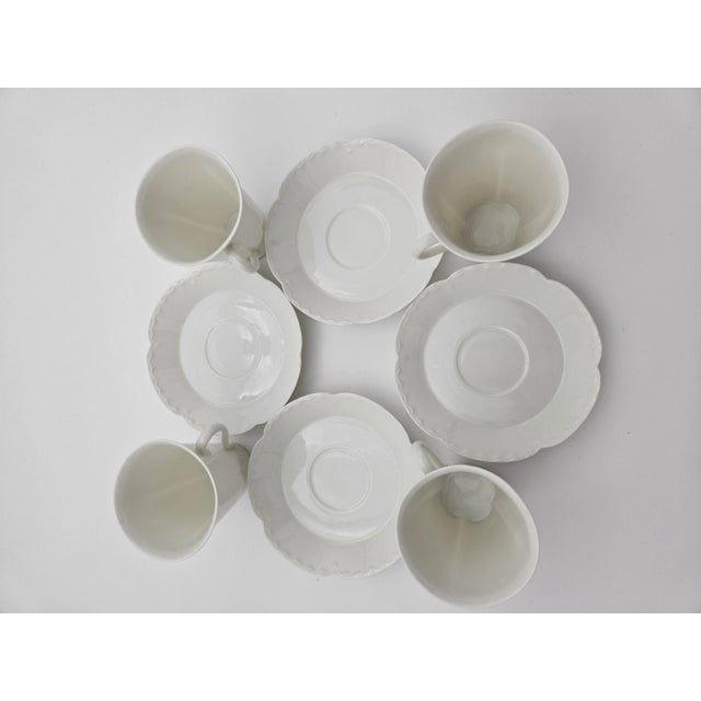 1940s Limoges Demitasse Cups With Saucers Set- 8 Pieces For Sale In Atlanta - Image 6 of 7