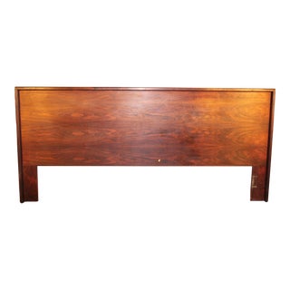 Mid Century Danish Modern Brazilian Rosewood King Headboard For Sale