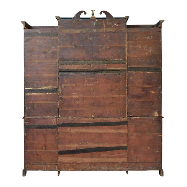 Mid 19th Century Mid-19th Century Breakfront Bookcase, 1847 For Sale - Image 5 of 10