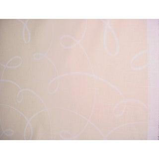 Kravet Couture Barbara Barry Pirouette Ivory Print Upholstery Fabric- 16 1/2 Yards For Sale