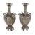 Japanese Vases in Silver and Enamel, 1890s, Set of 2 For Sale - Image 3 of 7