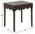 Contemporary Neha Wavy Accent Table in Dark Chocolate For Sale - Image 3 of 8