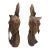 Mid 20th Century Balinese Macassar Ebony Art Deco Busts by I Wayan Suweda (Sumampan, Bali) - a Pair For Sale