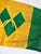 Saint Vincent & the Grenadines Vintage Nautical Burgee Flag For Sale In Charleston - Image 6 of 11