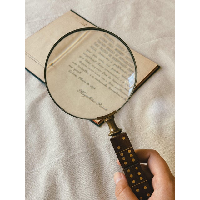 Mid-Century Modern Vintage Magnifying Glass with Dice Handle, 1970s For Sale - Image 3 of 7