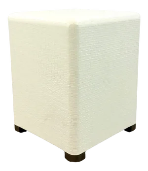 Made Goods Modern Bailey Ivory Basket Weave StooL