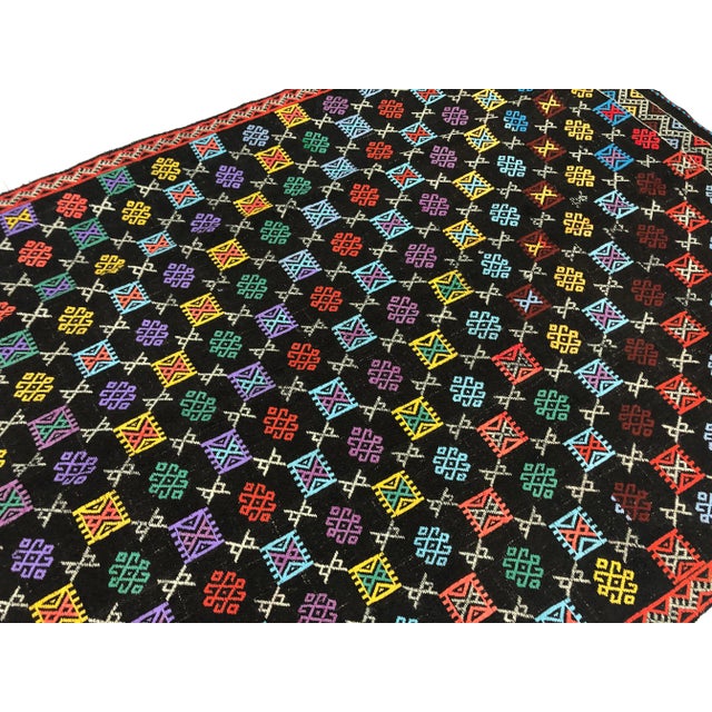 Turkish Handmade Naturel Kilim Rug - 4′11″ × 7′9″ For Sale - Image 10 of 11