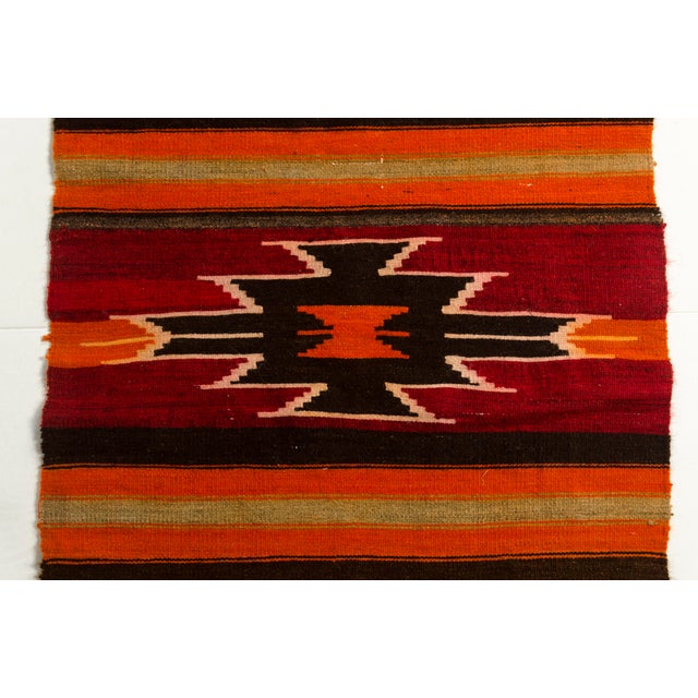 1950s Handwoven Decorative Kilim Runner For Sale - Image 10 of 10