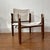 1960s Vintage Safari Lounge Chair – Danish Modern Style, Canvas & Wood Frame For Sale - Image 5 of 6